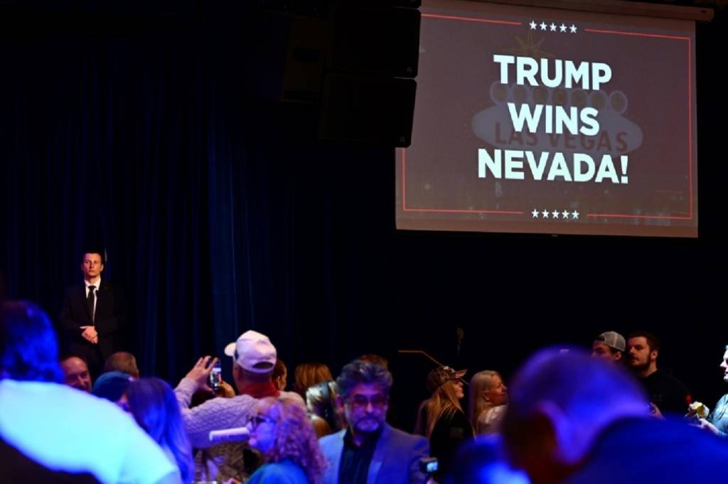 Trump vence indicação do Partido Republicano em Nevada