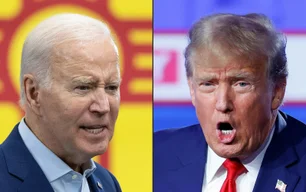 Imagem referente à matéria: Biden e Trump se enfrentam em 1º debate na quinta-feira, com regras e situações inéditas