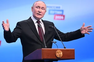 Imagem referente à notícia: Putin reforça ameaça nuclear contra o Ocidente em meio a apoio militar à Ucrânia