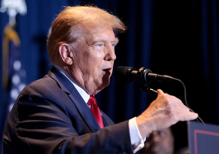Ex-presidente Donald Trump, nos Estados Unidos (WIN MCNAMEE/ AFP/Getty Images)