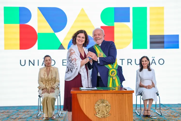 Lula e Nísia: O encontro acontece também em meio à pressão na pasta (Ricardo Stuckert/PR/Flickr)