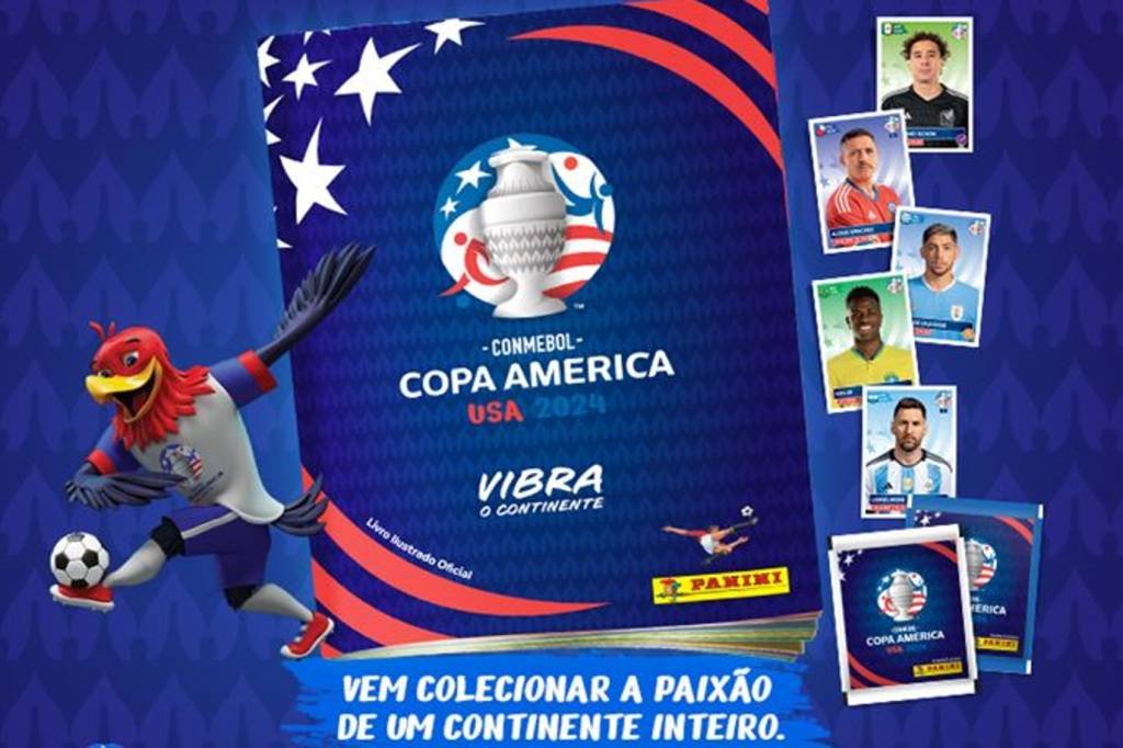 Álbum da Copa América 2024 terá figurinhas extras com variações de cores; confira