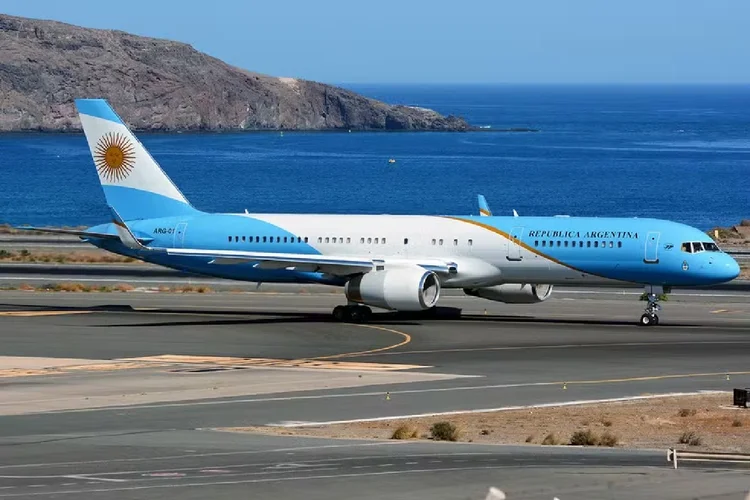 Avião presidencial argentino ARG-01 (Divulgação)