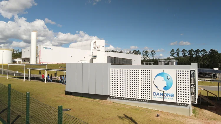 Fábrica da Danone em Poços de Caldas (Danone/Divulgação)