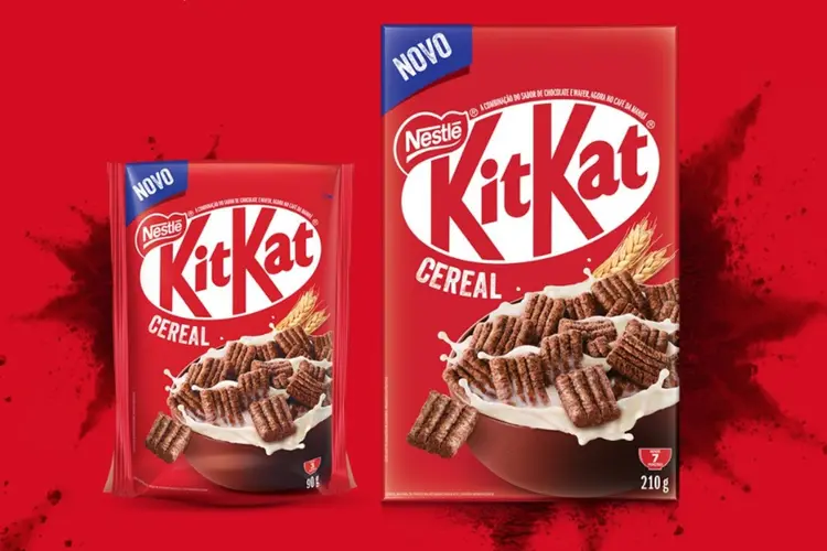 Nestlé lança KitKat em formato de cereal no Brasil (Divulgação/Nestlé)