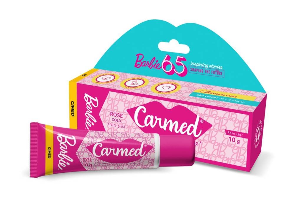 Carmed Barbie: Cimed lança novo hidratante labial em parceria com a Mattel