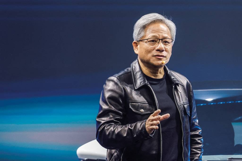 Imagem referente à notícia: Após balanço, fortuna de Jensen Huang, CEO da Nvidia, avança R$ 39,4 bilhões em 1 dia