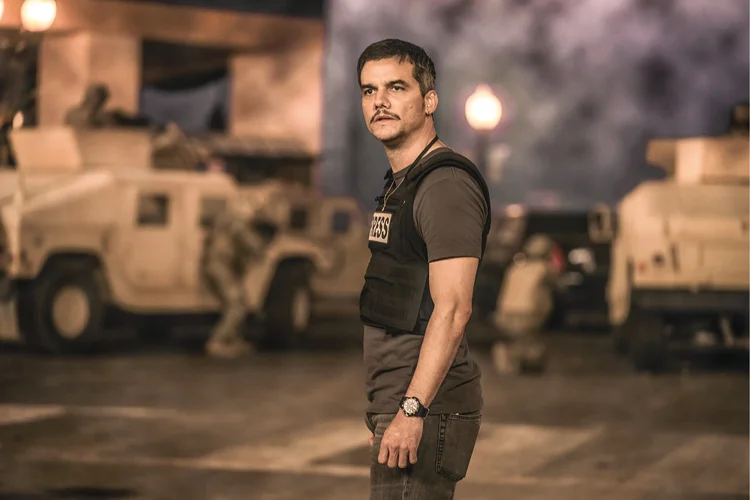 Guerra Civil, com Wagner Moura e Kirsten Dunst. 