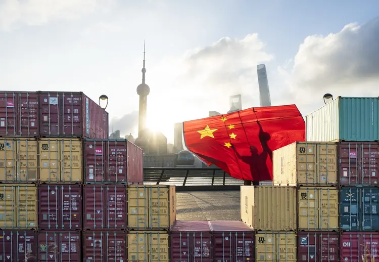 China anunciou uma meta de crescimento de 5% para este ano (Divulgação / Getty Images)