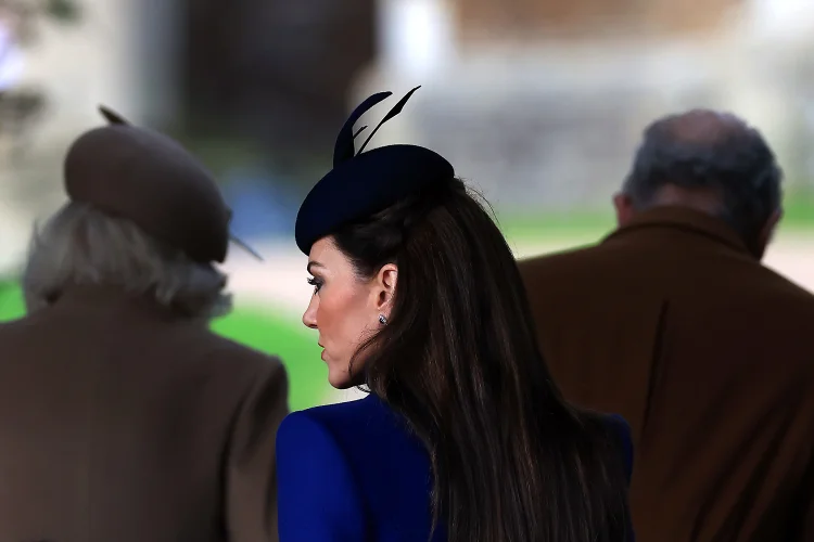 Kate Middleton durante evento natalino no final do ano passado (Photo by Stephen Pond/Getty Images)