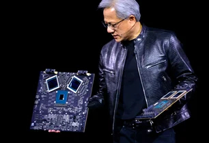 Imagem referente à matéria: Nvidia apresenta nova geração de chips de inteligência artificial