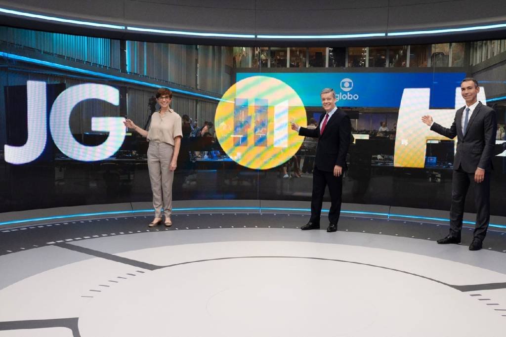Estúdios do jornalismo da Globo terão realidade aumentada e câmeras operadas por IA