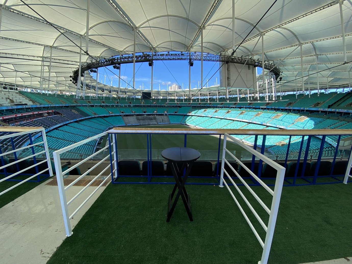 Bahia inaugura camarote no mirante da Fonte Nova; veja imagens