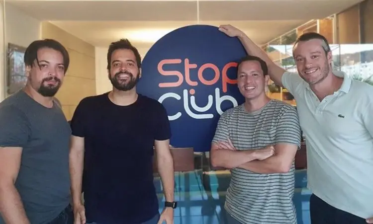 Sócios da StopClub: com o dinheiro, a empresa quer crescer cerca de nove vezes em receita até o final do ano (StopClub/Divulgação)