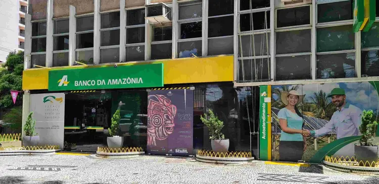 Agência do Banco da Amazônia: com o aumento de capital, o banco espera que o free-float suba de 3% para 25% (Banco da Amazônia/Divulgação)