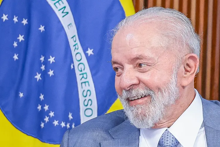 Presidente da República, Luiz Inácio Lula da Silva, durante reunião ministerial em março de 2024 (Ricardo Stuckert/PR/Divulgação)
