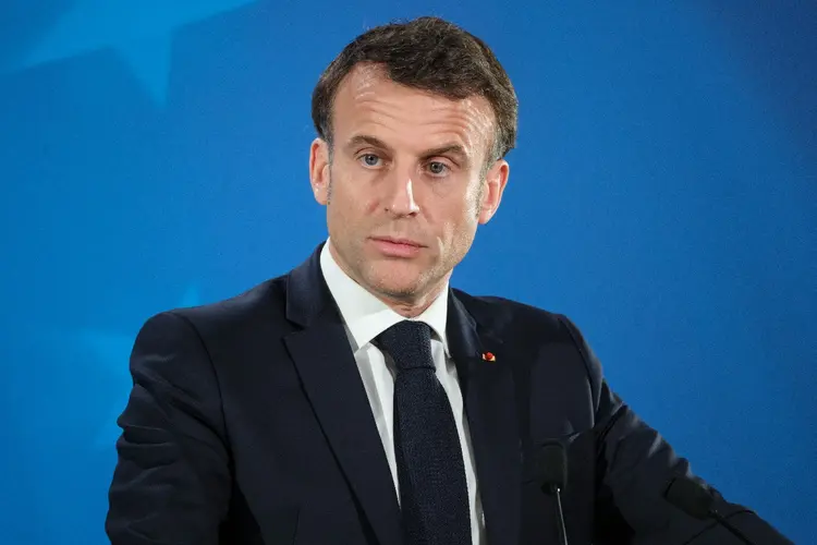 Emmanuel Macron, presidente da França (Thierry Monasse/Getty Images)