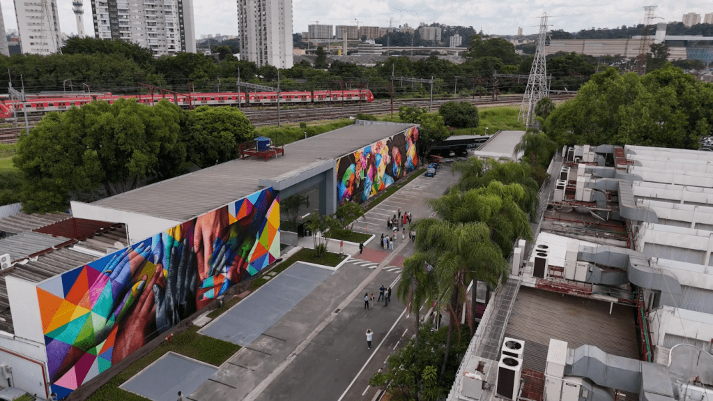 Mural do Kobra no E-business Park