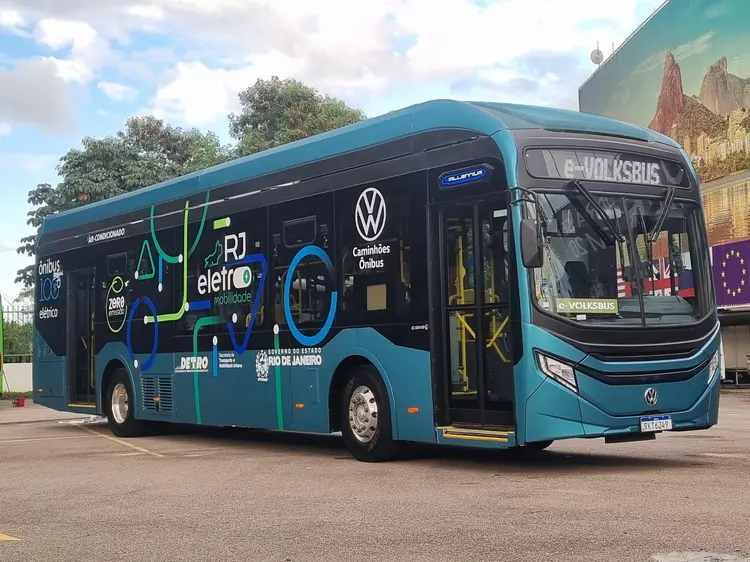 Volkswagen Caminhões e Ônibus vai produzir o O modelo chamado e-Volksbus, ônibus elétrico, em 2024 (Roberto Marinho/Divulgação)