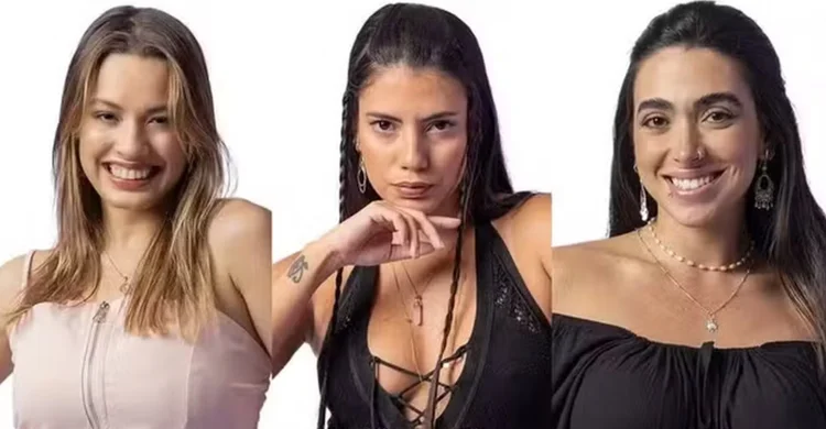 Fernanda, Beatriz e Giovanna estão no Paredão; veja como votar (Globo / Gshow/Reprodução)