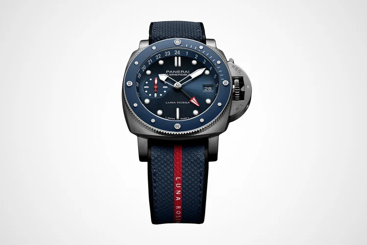 Submersible GMT Luna Rossa Titanio da Panerai: homenagem à vela (Panerai/Divulgação)