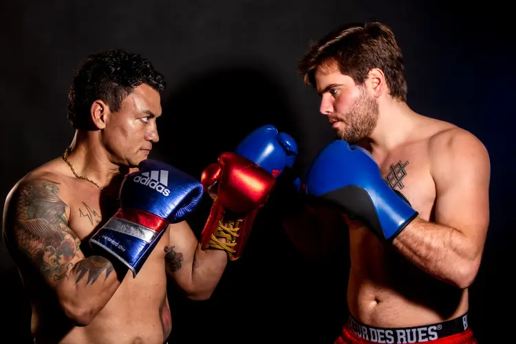 O empresário encara o ex-campeão de boxe em luta no próximo dia 23, em Florianópolis, Santa Catarina (Danki Code/Divulgação)