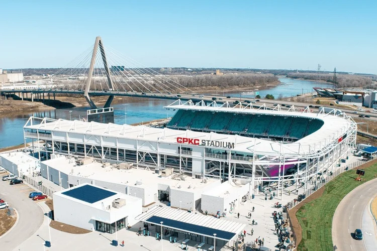 O Kansas City é o primeiro clube do mundo a ter uma arena própria, onde poderá mandar suas partidas (Kansas City Current/Divulgação)