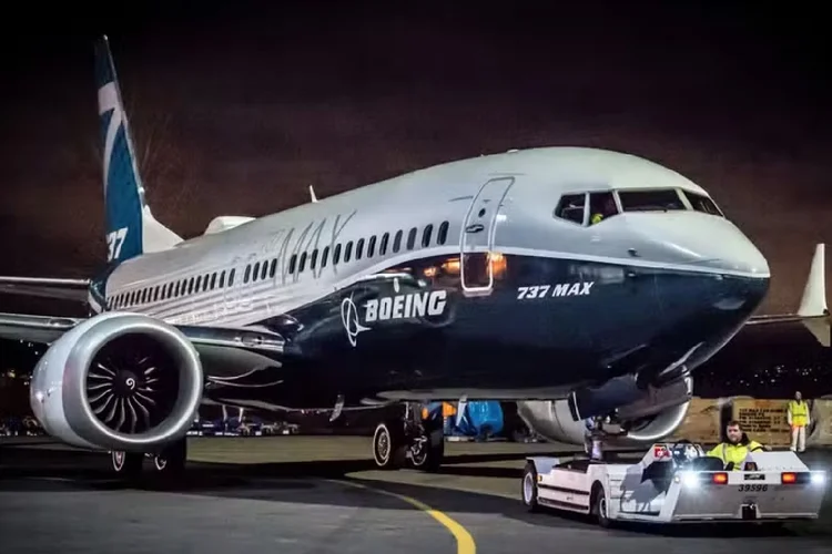 O modelo Boeing 737 Max (Boeing/Divulgação)