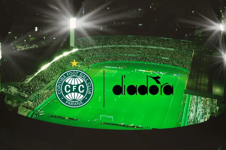 Diadora irá substituir a 1909, marca própria que era administrada pelo Coritiba desde 2019 (Divulgação/Coritiba)