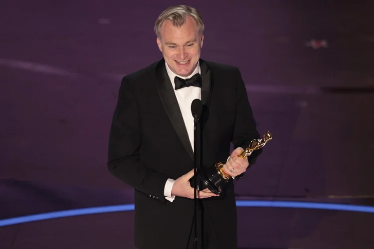 'Oppenheimer' foi o grande vencedor da noite, com Christopher Nolan com o Oscar de Melhor Direção (Myung J. Chun / Los Angeles Times/Getty Images)