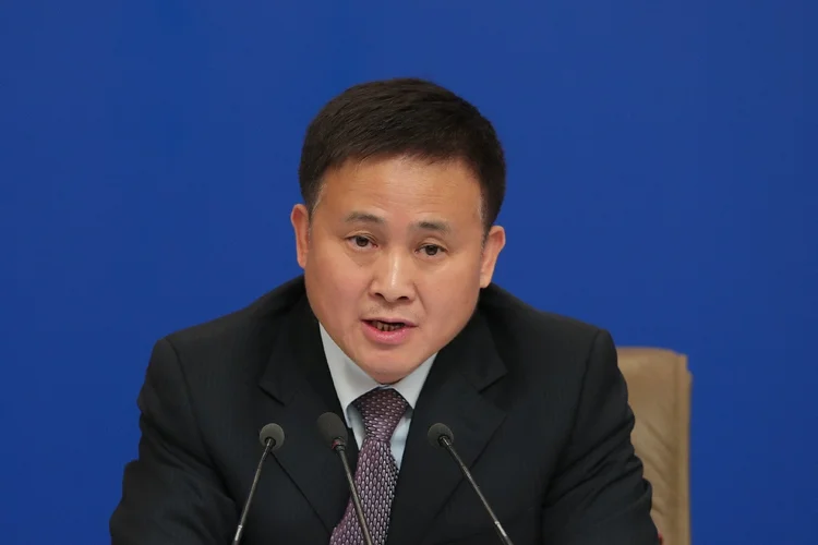 Pan Gongsheng, presidente do Banco do Povo da China (Lintao Zhang/Getty Images)