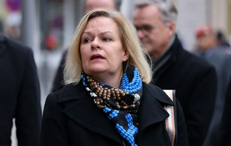 Ministra do Interior da Alemanha, Nancy Faeser (AFP/AFP)