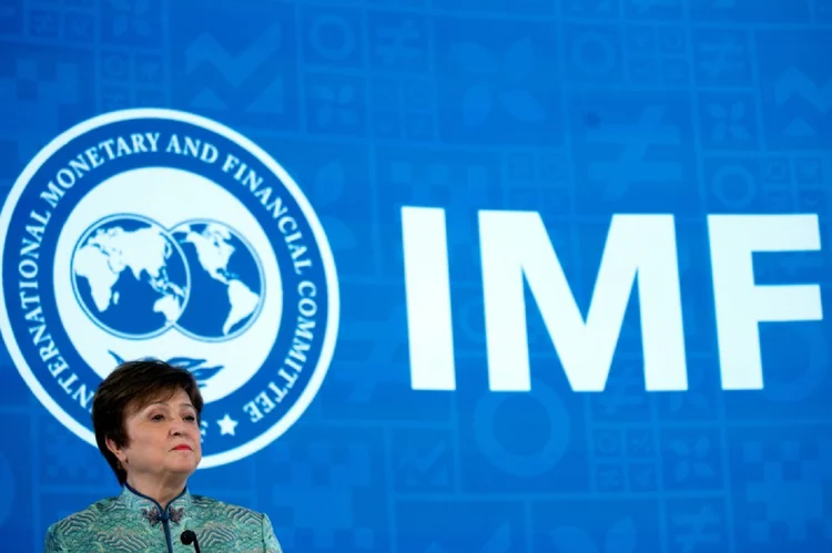 Ucrânia: a diretora-gerente do FMI, Kristalina Georgieva, saudou a resiliência financeira da Ucrânia em 2023 (AFP/AFP Photo)