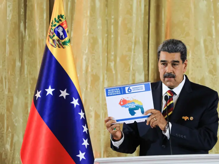 Esssequibo: as mudanças para a Venezuela (Presidência da Venezuela/AFP)