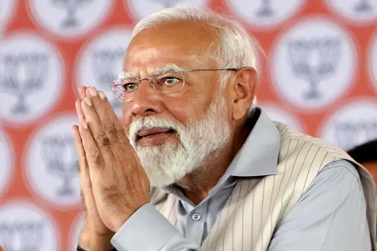 Narendra Modi: premiê da Índia está no cargo desde 2014 (Himanshu Sharma/AFP)