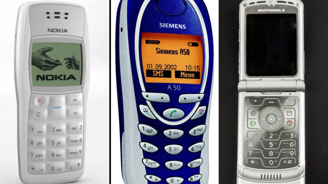 Nokia, Siemens, Motorola e Sony: relembre as marcas que dominaram a telefonia nos 2000