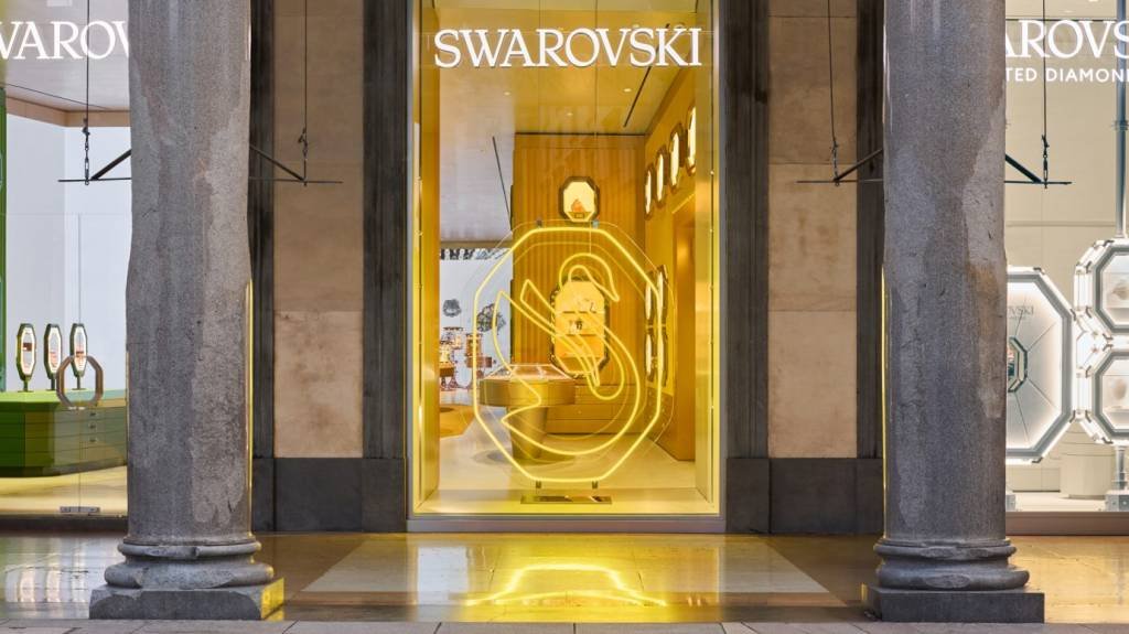 Após Nova York, Swarovski inaugura flasgship em Milão