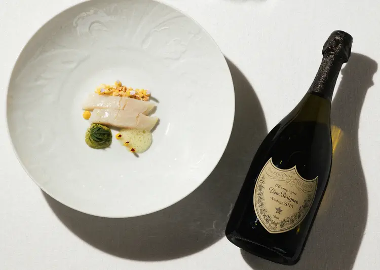 Mesa do Chef Dom Pérignon: pratos são elaborados por Nello Cassese. (Lucas Vianna/Divulgação)
