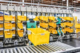 Imagem referente à matéria: Robôs humanoides deixam o laboratório, atraem bilhões e começam a ser testados na indústria