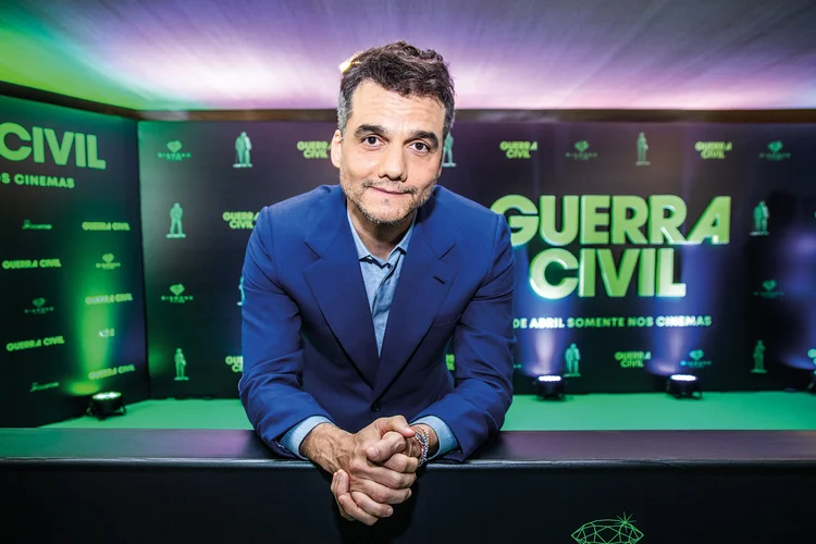 Wagner Moura: primeiro trabalho com a premiada produtora A24 (Leandro Fonseca/Exame)