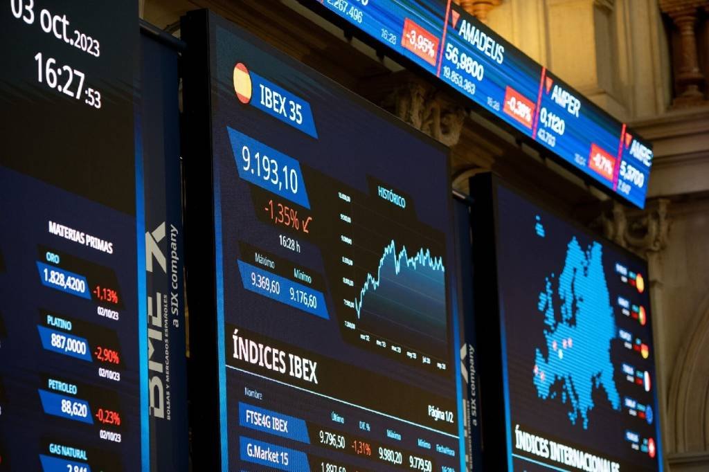 Bolsas da Europa fecham em alta com ímpeto do setor bancário; Madri reconquista 11 mil pontos
