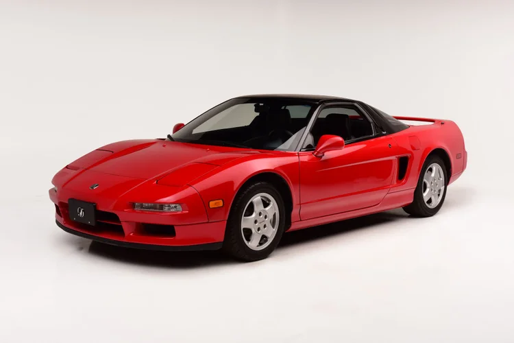 Senna ajudou a desenvolver a primeira geração do NSX da Honda (Barrett-Jackson/Getty Images)