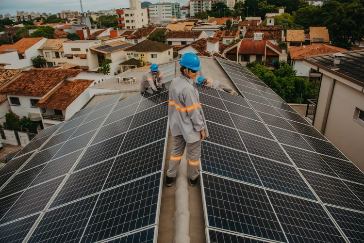 Custo: no último ano, preço dos kits solares teve redução em torno de 40% (Getty Images)