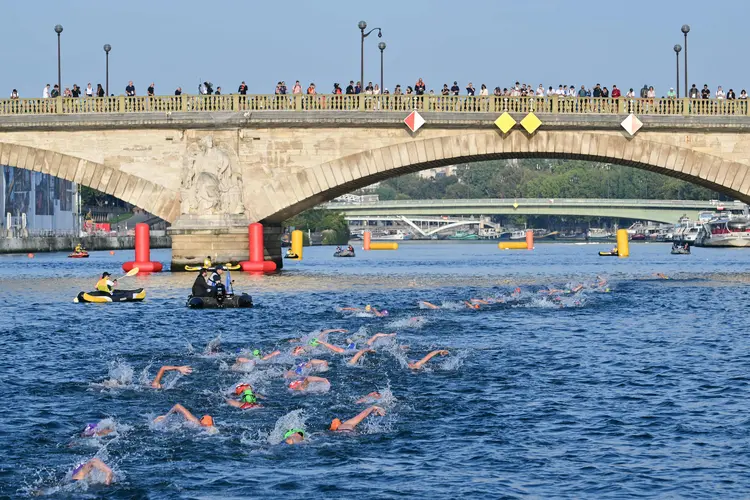 Qualidade da água do Rio Sena segue como um problema para os Jogos Olímpicos. (Getty Images)