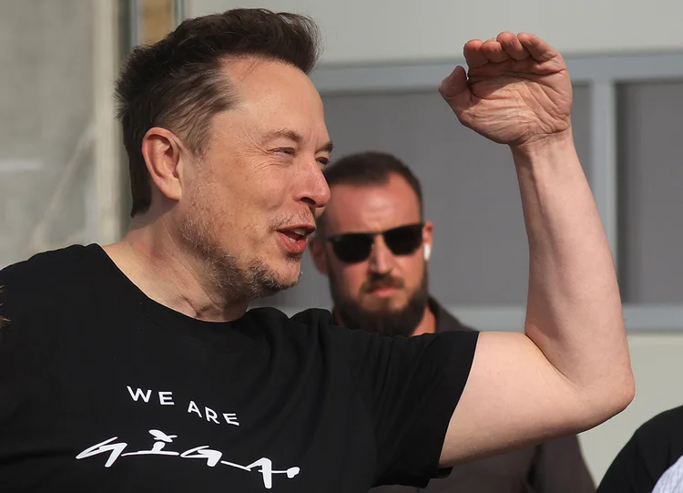 Elon Musk: bilionário trouxe seus novos brinquedos a público (Getty Images)