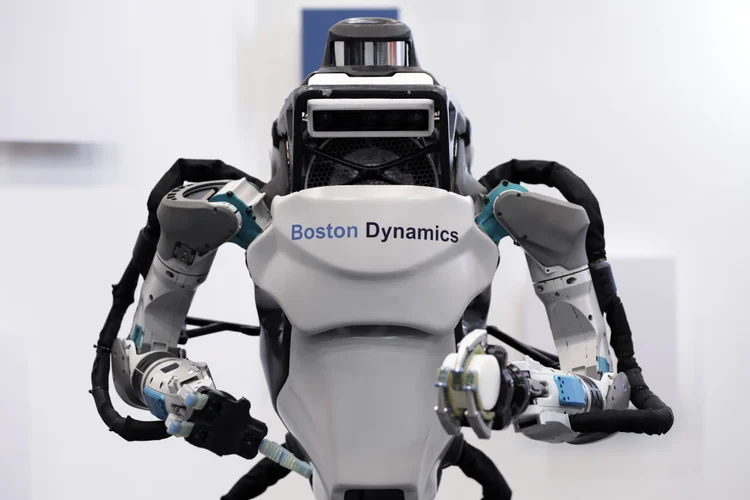 O robô humanoide Atlas: criação da Boston Dynamics (Kiyoshi Ota/Getty Images)