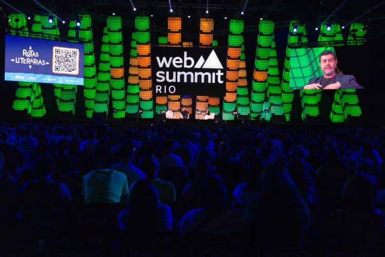 Marcelo Freixo, presidente da Embratur, durante o Web Summit 2024 (Embratur/Divulgação/Divulgação)