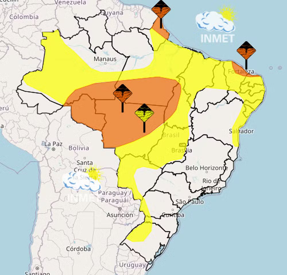 Previsão do tempo 11 de abril Inmet