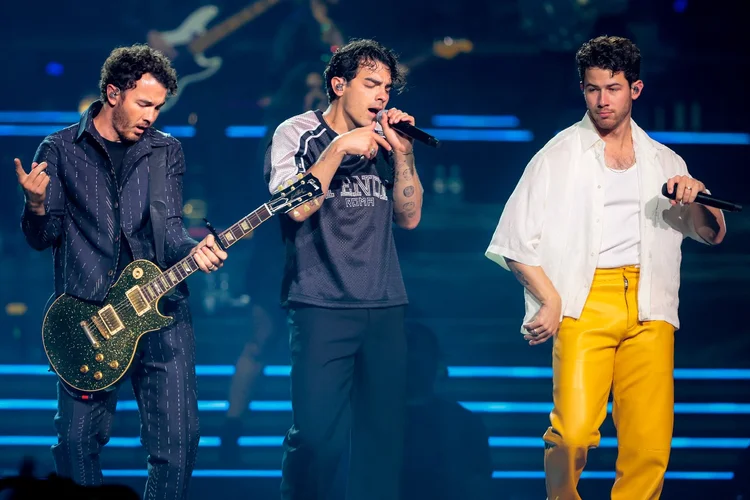 Show dos Jonas Brothers em São Paulo ocorrerá na próxima semana (Matthew J. Lee/The Boston Globe/Getty Images)