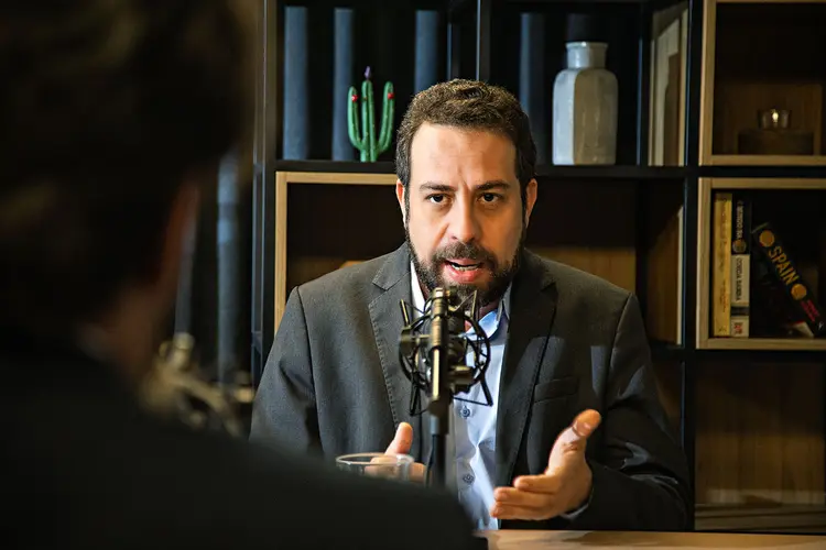 Guilherme Boulos, deputado federal, durante entrevista à EXAME (Leandro Fonseca/Exame)
